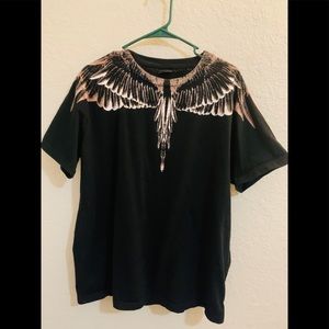 Marcelo Burlon County of Milan T Shirt Color: Black ，Size: M